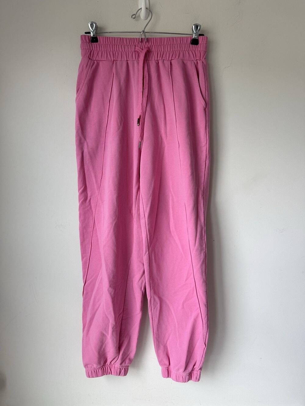 Lululemon Womens Pink Scuba High-Rise Relaxed Fit Drawstring Jogger Pants Size 6